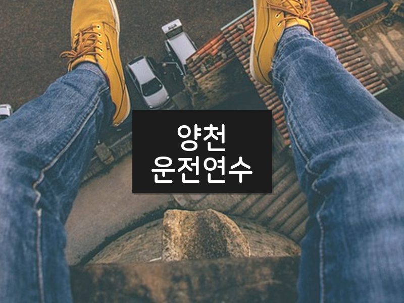 양천운전연수 후기