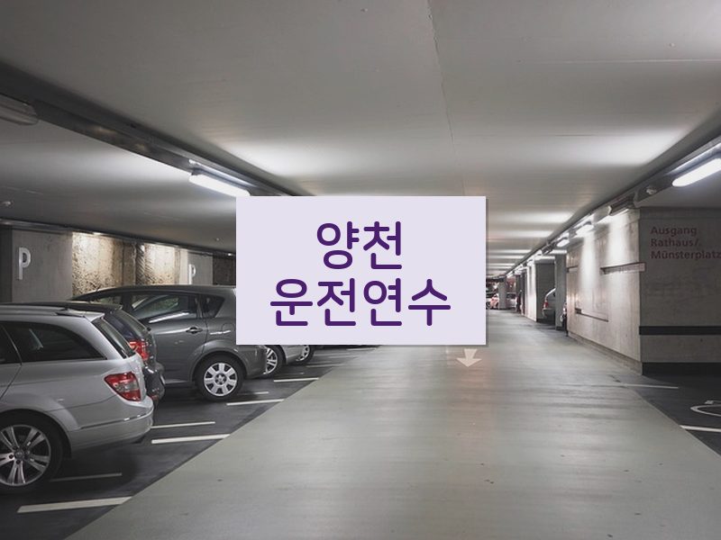 양천운전연수 후기