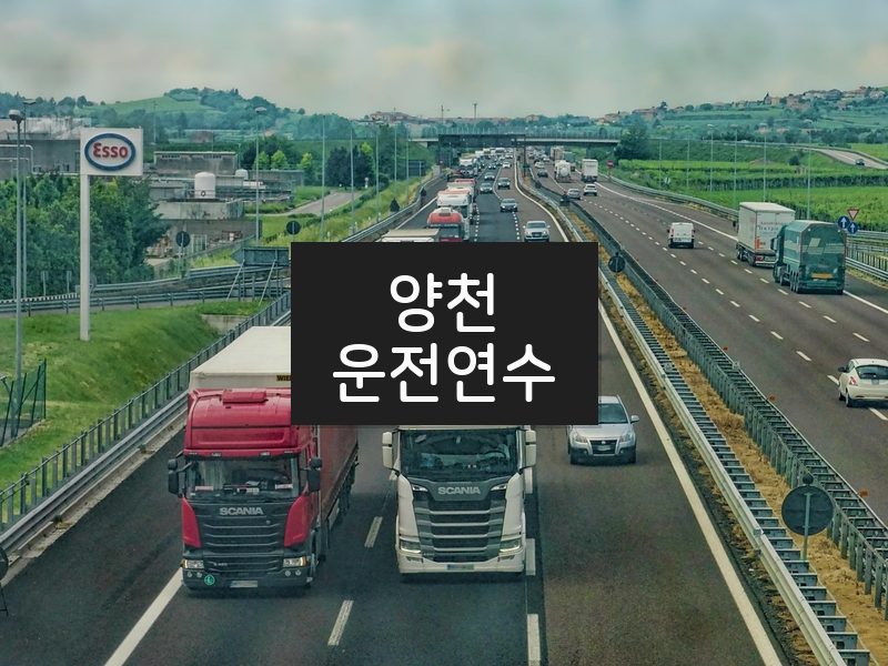 양천운전연수 후기