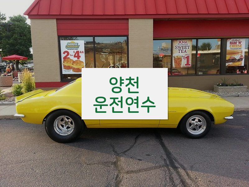 양천운전연수 후기