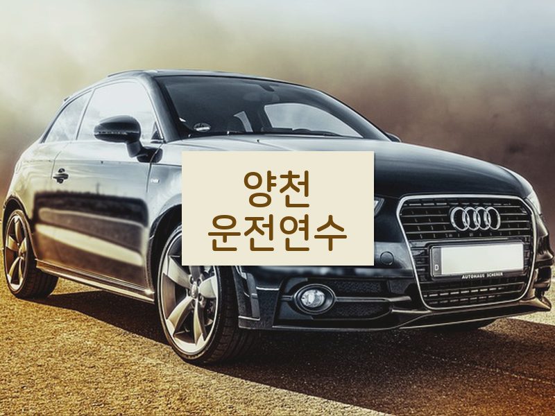 양천운전연수 후기