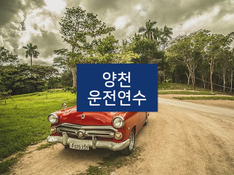 양천운전연수 후기