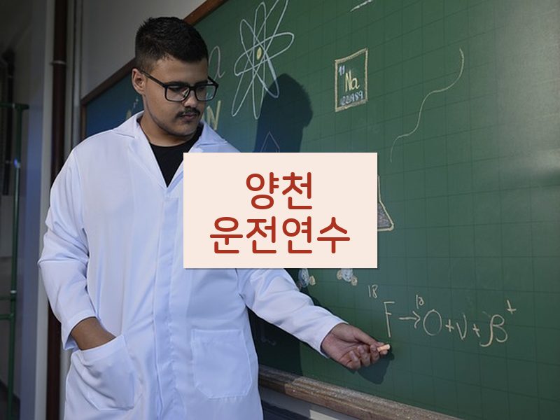 양천운전연수 후기