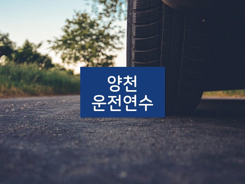양천운전연수 후기