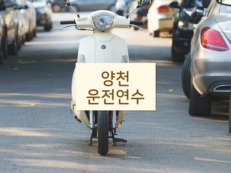 양천운전연수 후기