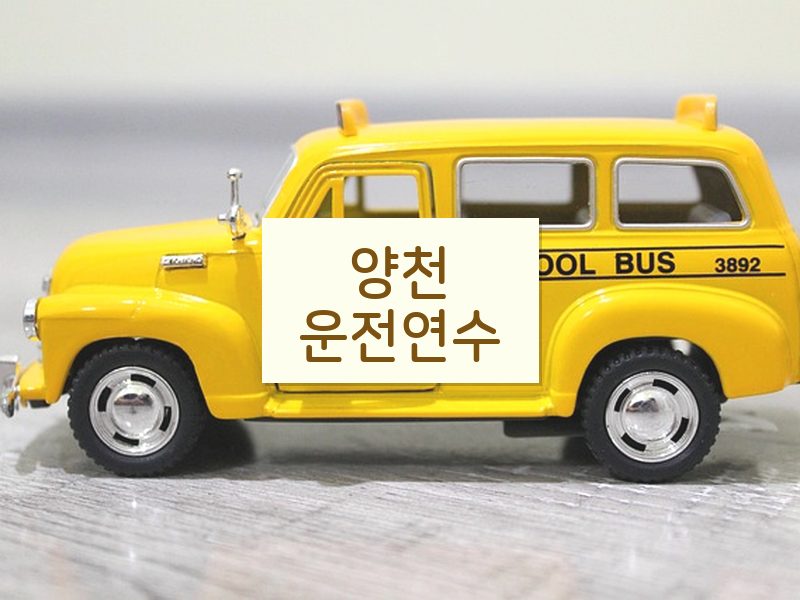 양천운전연수 후기