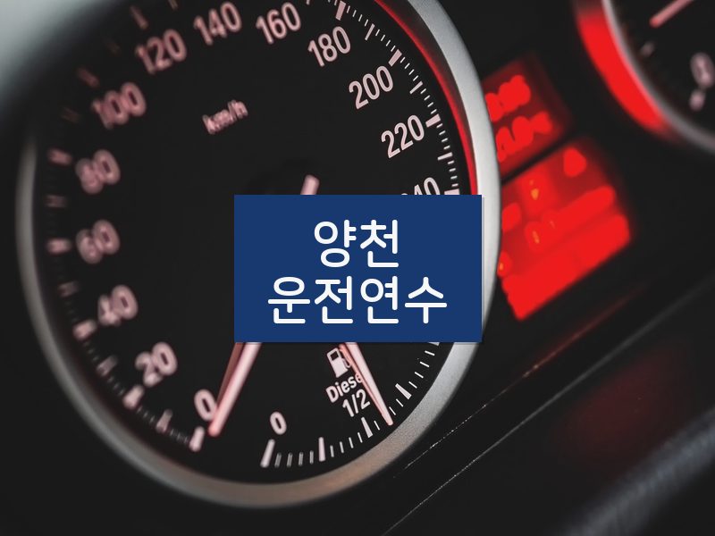 양천운전연수 후기