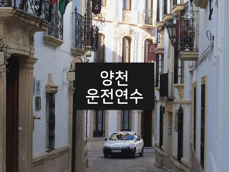 양천운전연수 후기