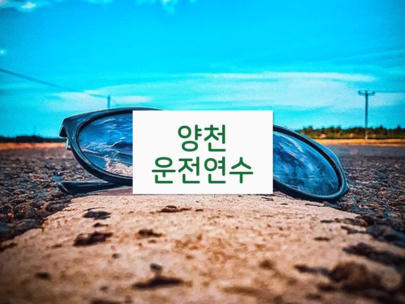 양천운전연수 후기