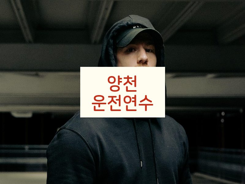 양천운전연수 후기