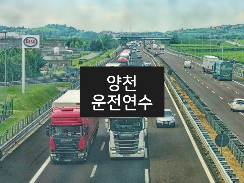 양천운전연수 후기