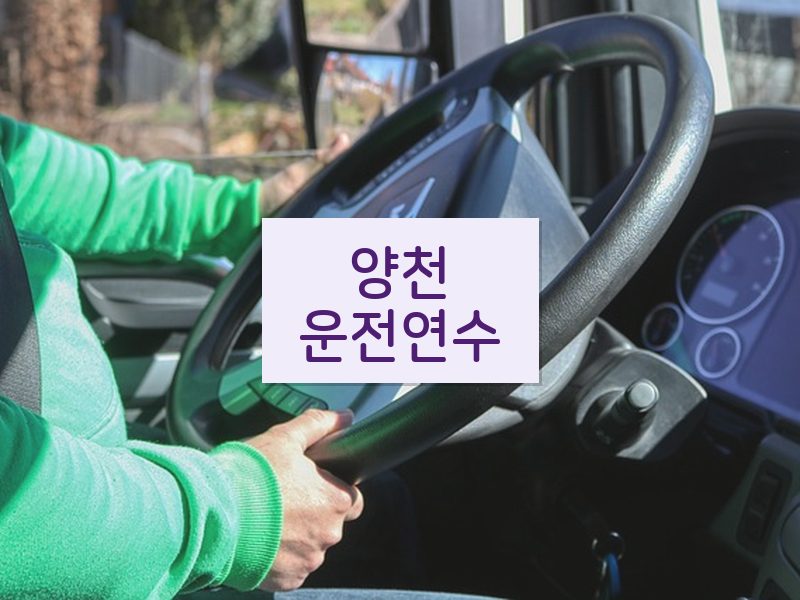 양천운전연수 후기
