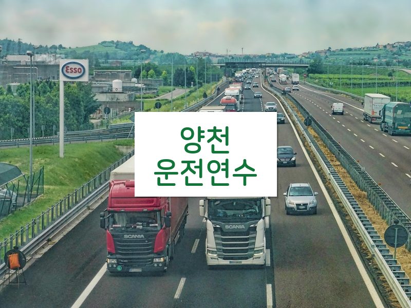 양천운전연수 후기