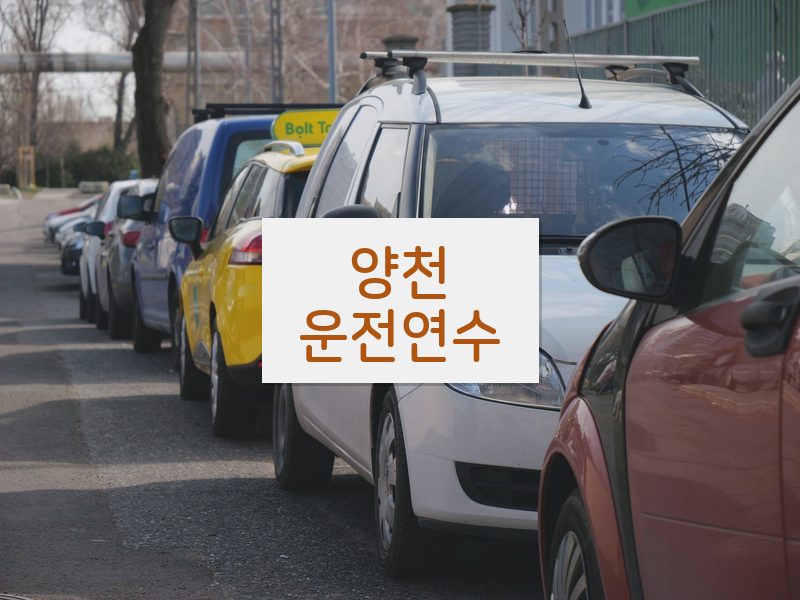 양천운전연수 후기