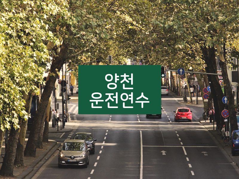 양천운전연수 후기