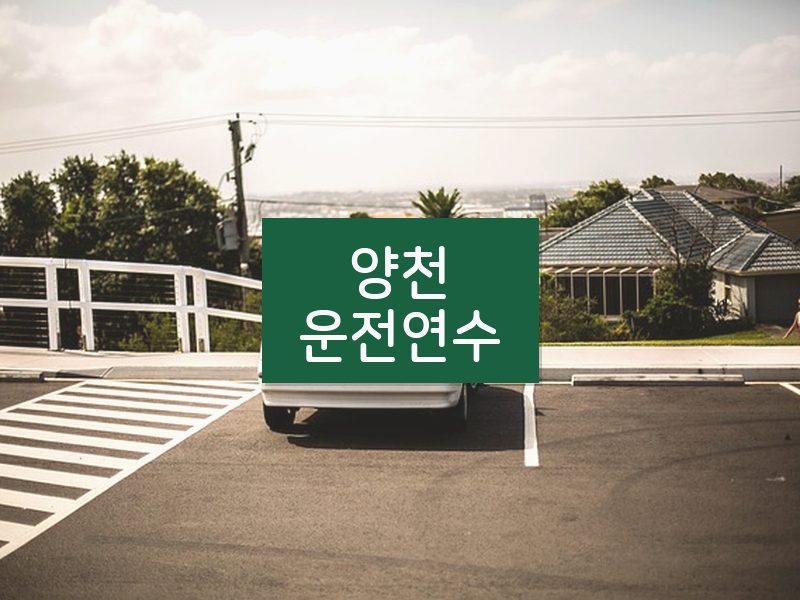 양천운전연수 후기