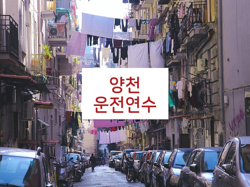 양천운전연수 후기