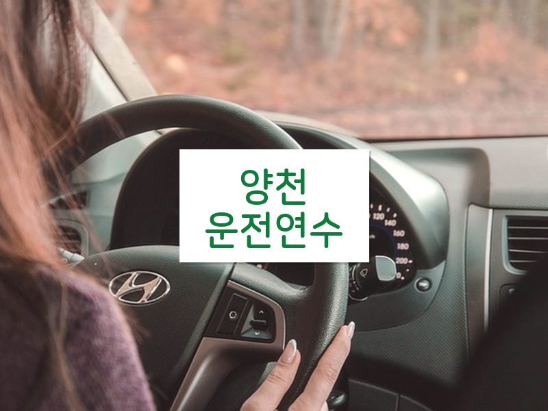 양천운전연수 후기