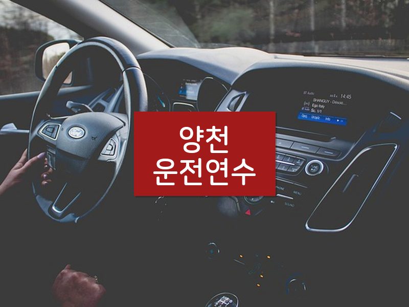 양천운전연수 후기
