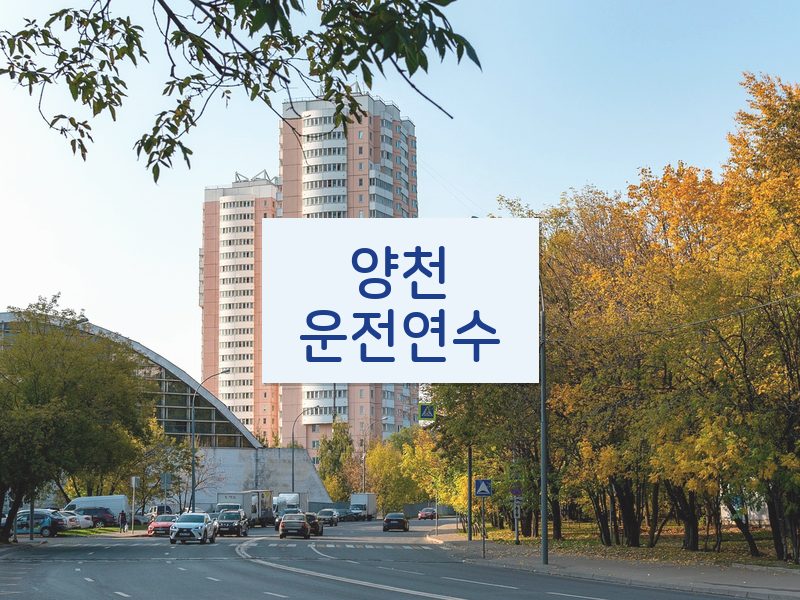 양천운전연수 후기