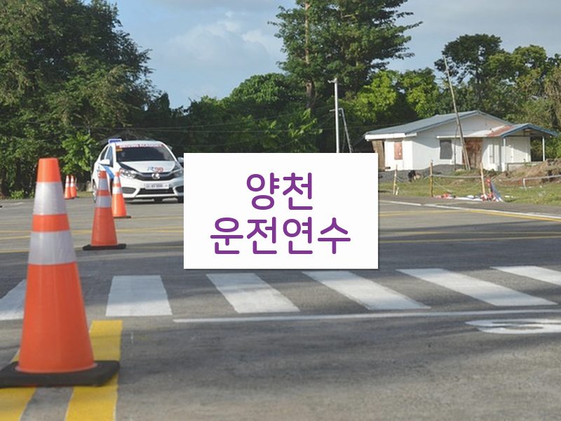 양천운전연수 후기