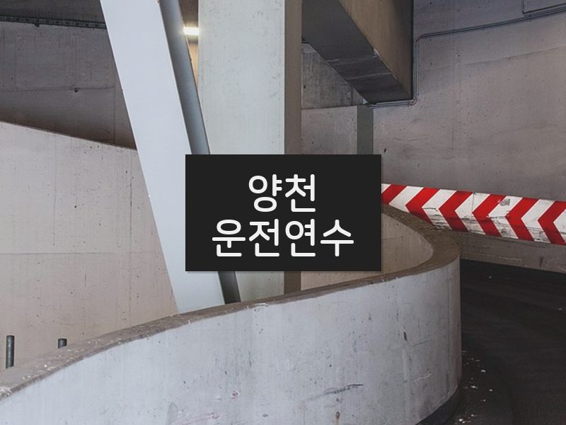 양천운전연수 후기