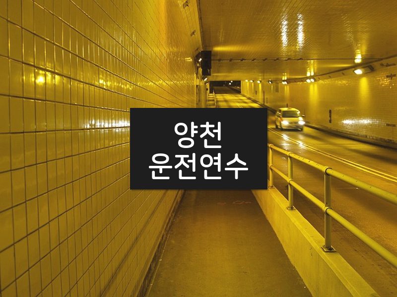 양천운전연수 후기