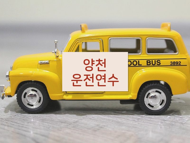 양천운전연수 후기