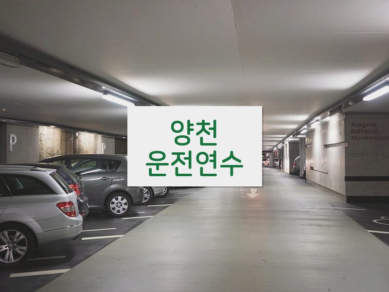 양천운전연수 후기