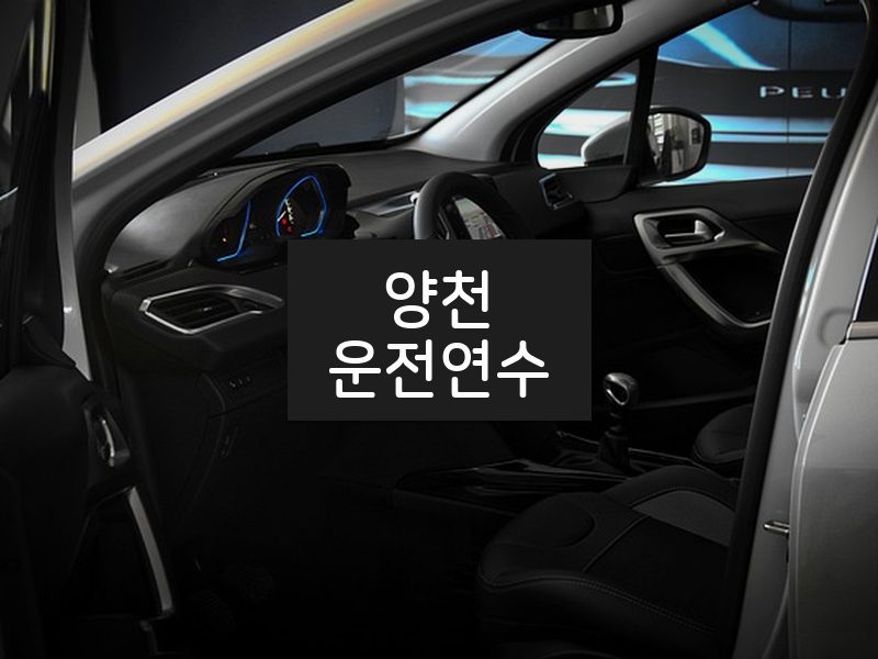 양천운전연수 후기