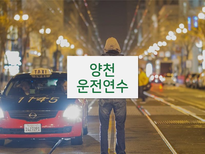 양천운전연수 후기
