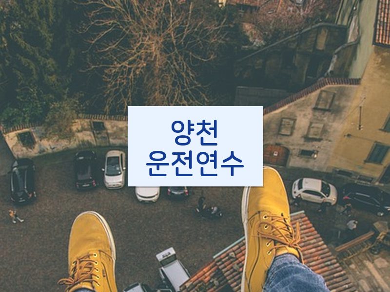 양천운전연수 후기
