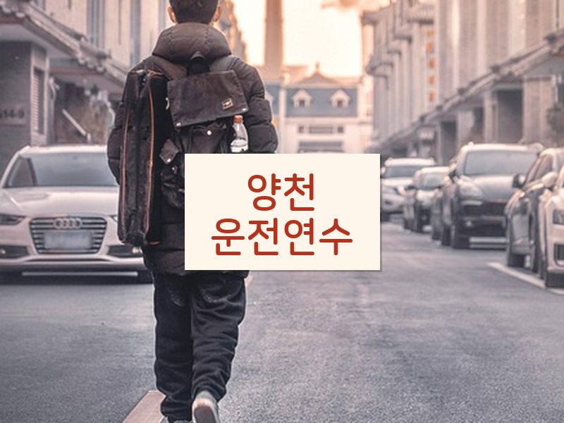 양천운전연수 후기