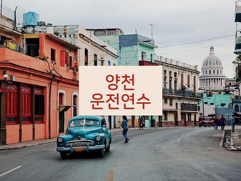양천운전연수 후기