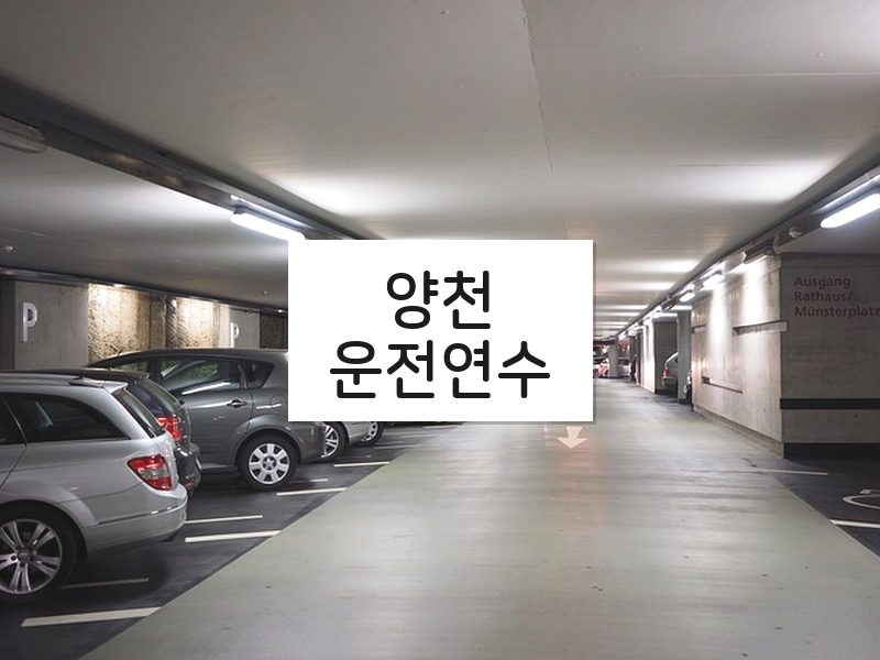 양천운전연수 후기