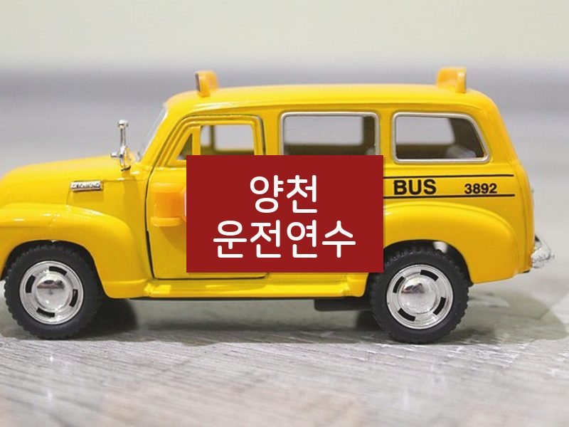 양천운전연수 후기