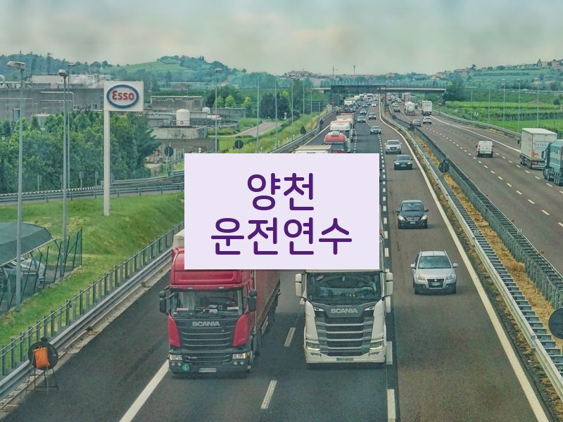 양천운전연수 후기