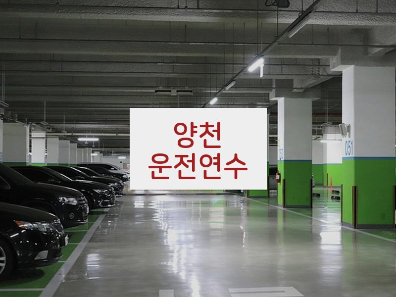 양천운전연수 후기