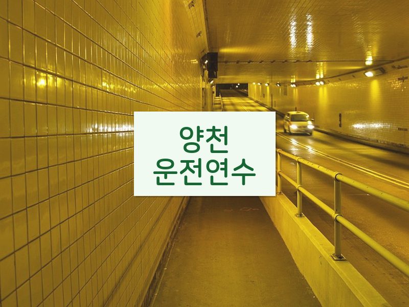 양천운전연수 후기
