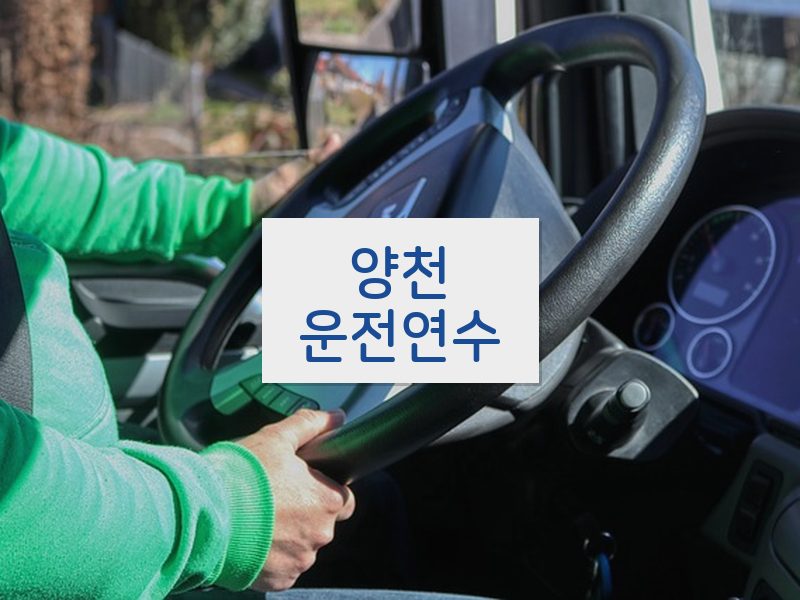 양천운전연수 후기