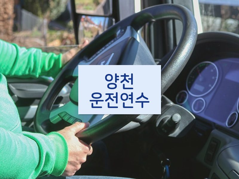 양천운전연수 후기
