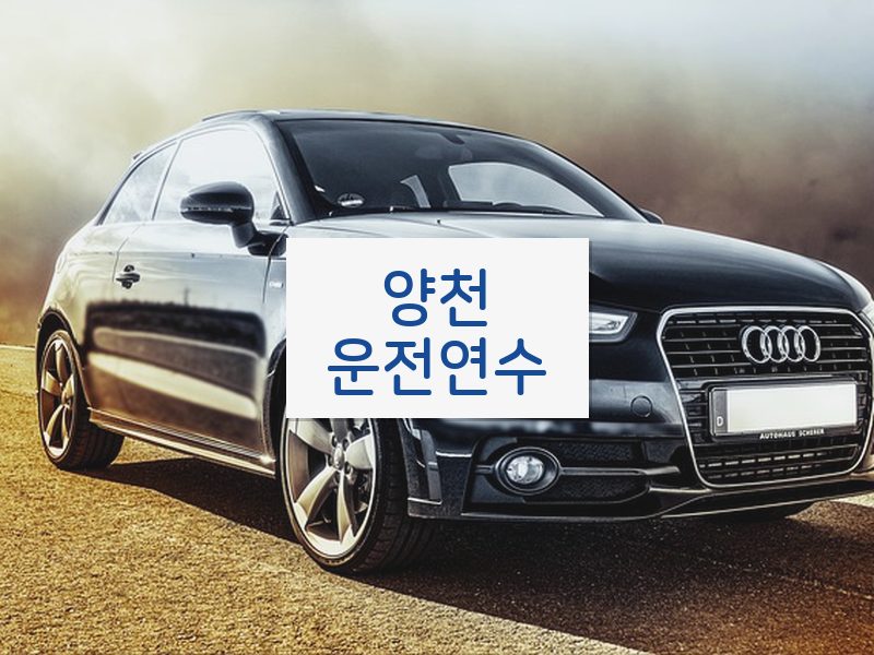 양천운전연수 후기