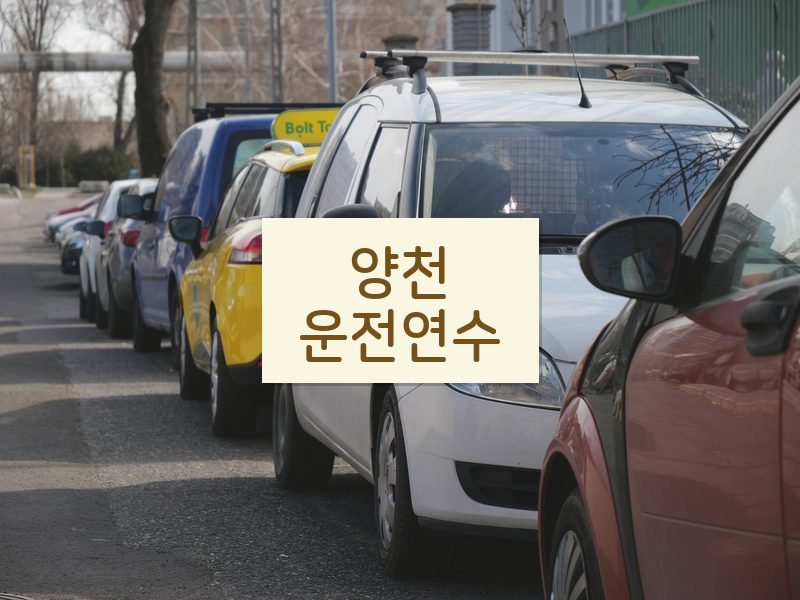 양천운전연수 후기