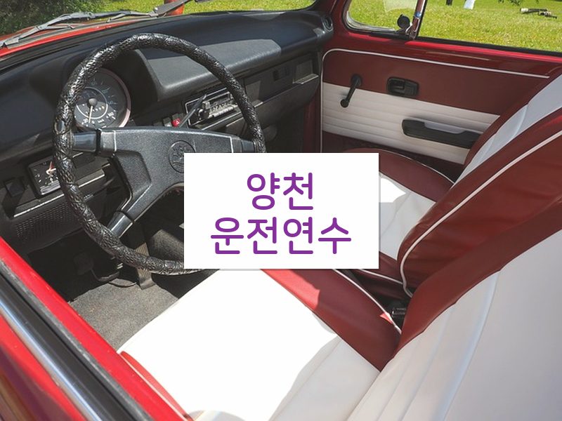 양천운전연수 후기