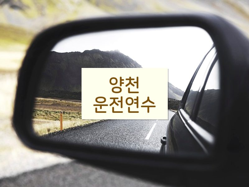 양천운전연수 후기