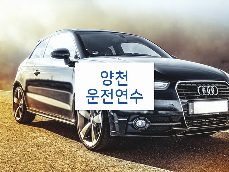 양천운전연수 후기