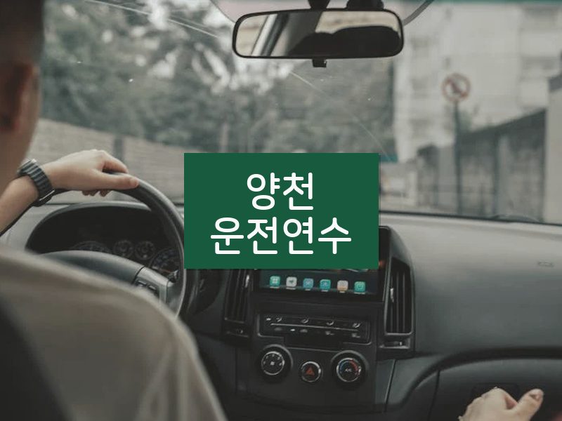 양천운전연수 후기