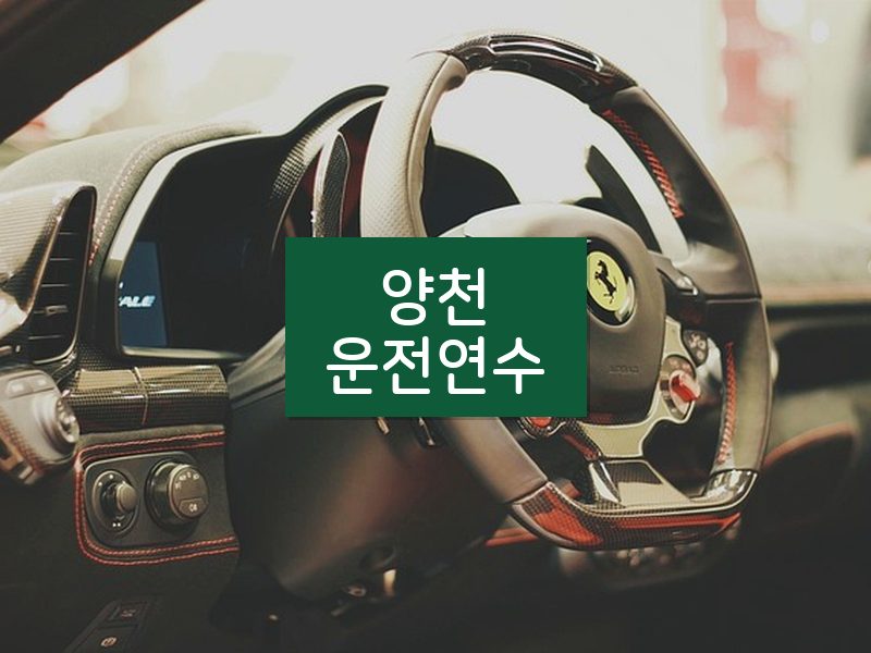 양천운전연수 후기