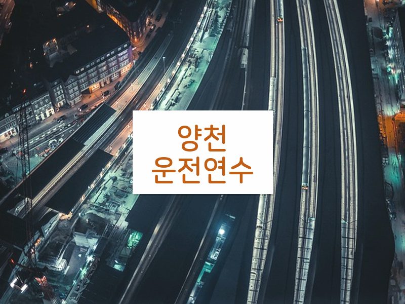 양천운전연수 후기