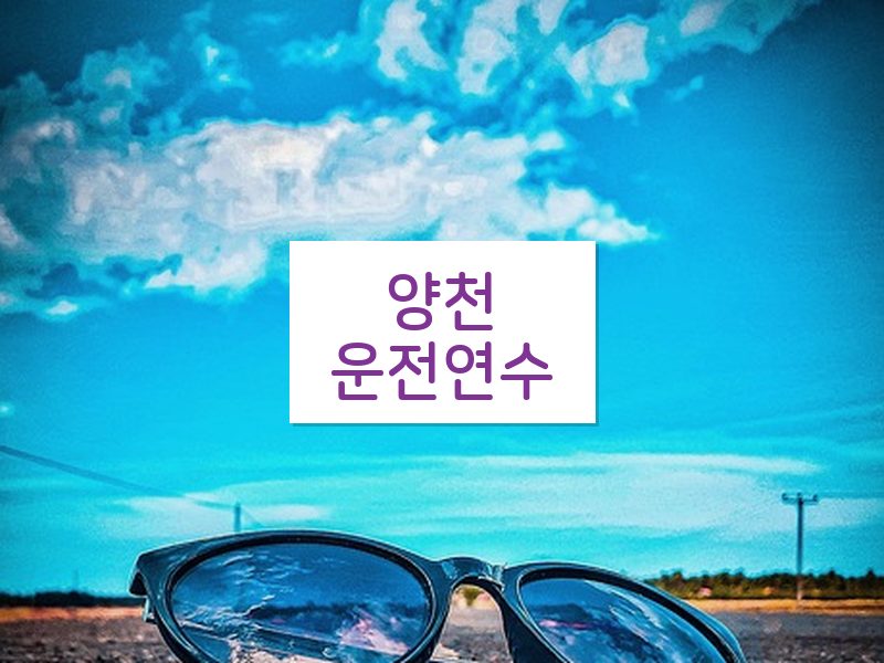 양천운전연수 후기